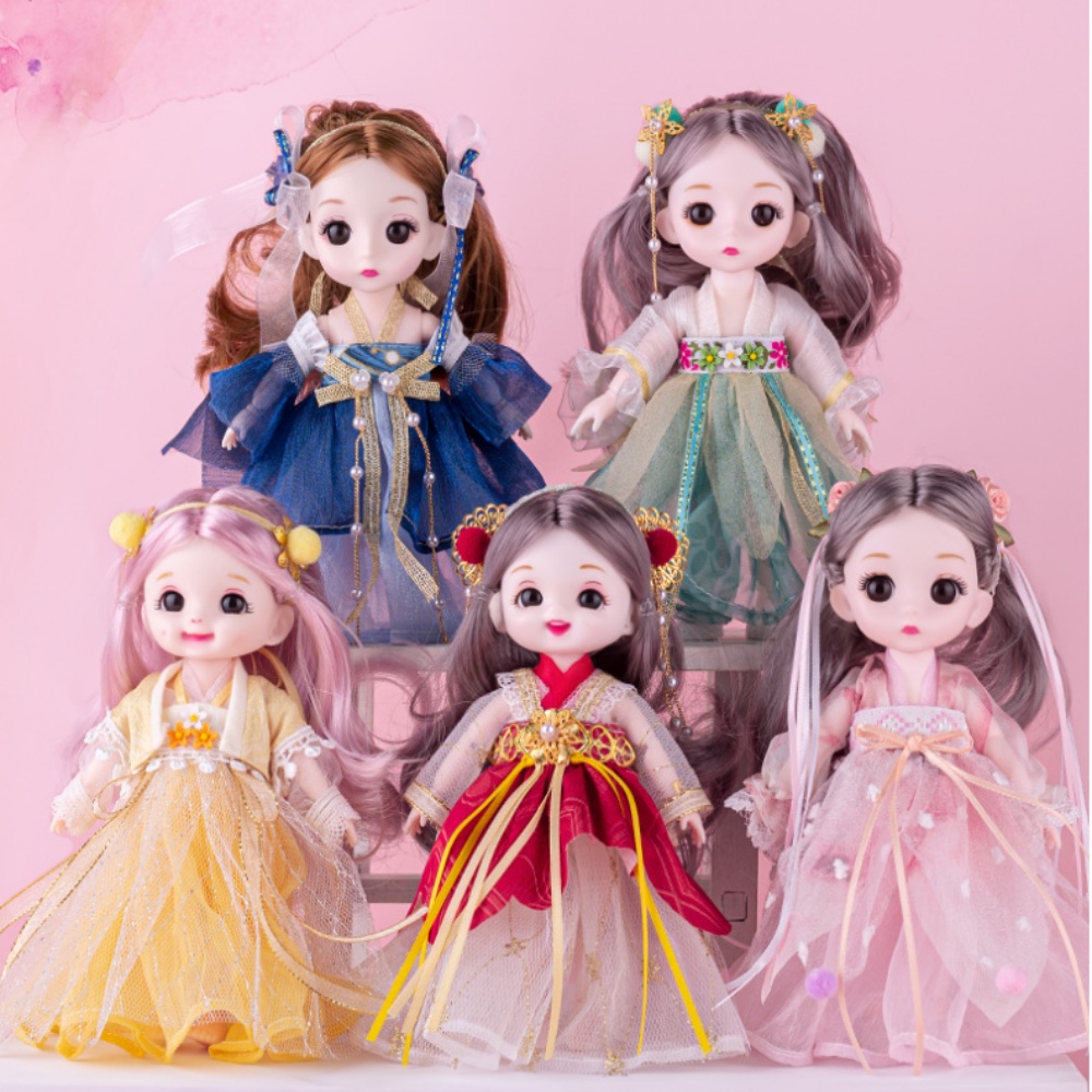 Korean Lifestyle Items - 17CM Doll Dress Up Costume coreano